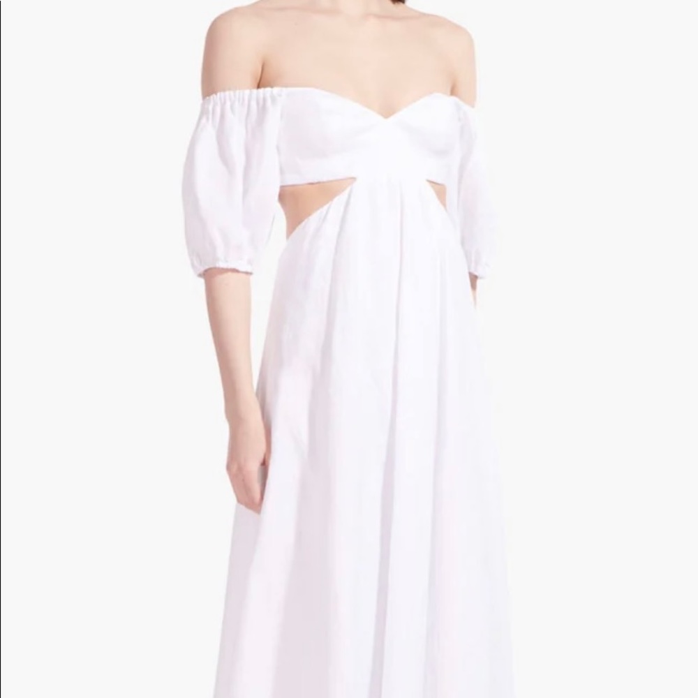 Staud Coliseum Dress size 4 white